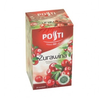 Herbata POSTI Żurawinowa 20 torebek