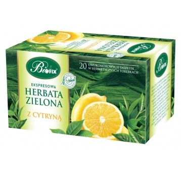 Herbata Zielona z Cytryną BiFix 20t.
