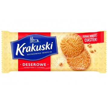 Herbatniki Deserowe z cukrem Krakuski 200g /24/