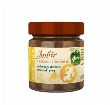 Imbir z sokiem cytrynowym 225ml 4tea