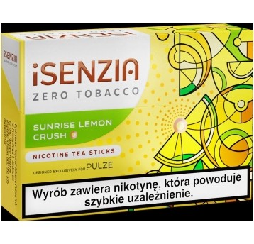 iSENZIA Zero Tobacco Sunrise Lemon Crush