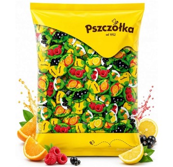 Karmelki nadziewane Szok Owocowy Pszczółka 1kg /6/