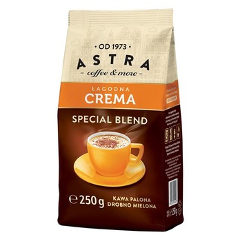 Kawa mielona Astra Crema 250g /12/