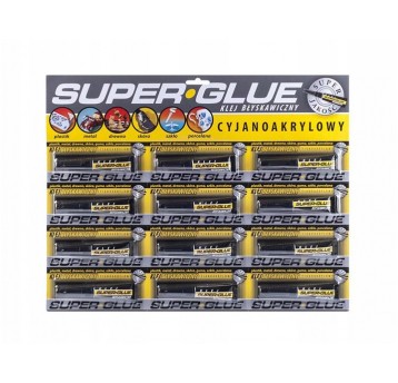 Klej Super Glue Błyskawiczny 3g /12/