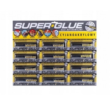Klej Super Glue Błyskawiczny 3g /12/