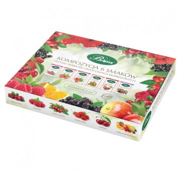 Kompozycja Herbat Owocowych BiFIX 30 saszetek