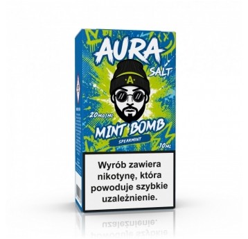 Liquid AURA SALT 10ml - Mint Bomb