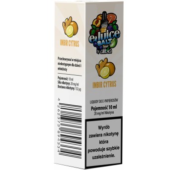 Liquid eJuice Salt - Imbir Cytrus 10ml