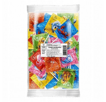 Lizak Serduszko 100 sztuk x 8g EWA