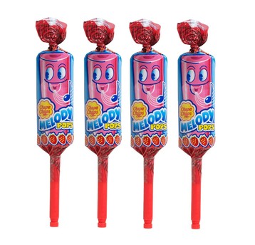 Lizaki Chupa Chups Melody Pops Truskawka 15g /48/