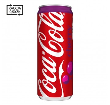 Napój COCA-COLA CHERRY puszka 330ml /24/ KAUCJA