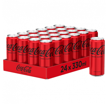 Napój COCA-COLA ZERO puszka 330ml /24/