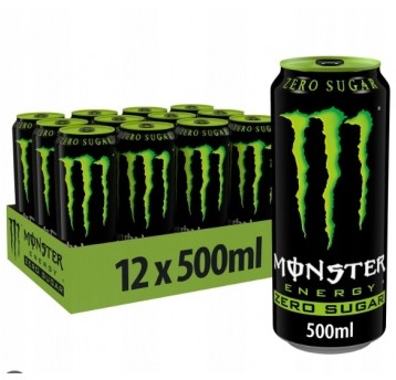 Napój MONSTER Zero Energy Zielon 500ml /12/ KAUCJA