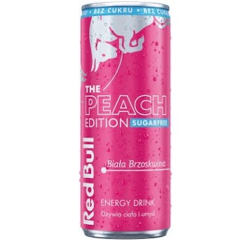 Napój RED BULL Summer Brzoskwini 250ml /12/ KAUCJA