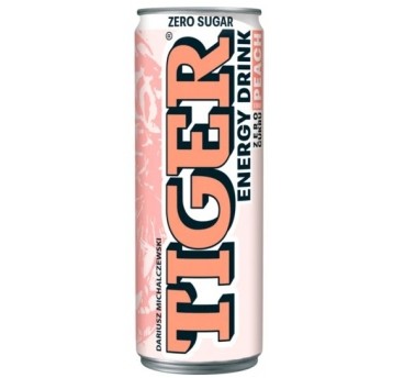 Napój Tiger ZERO Brzoskwinia 250ml /12/ KAUCJA