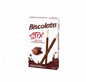 Paluszki w czekoladzie Biscolata Stix 40g /12/