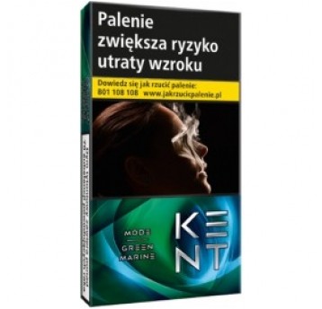 Pap. Kent GREEN MARINE Super Slim <21.99>STARA CE.