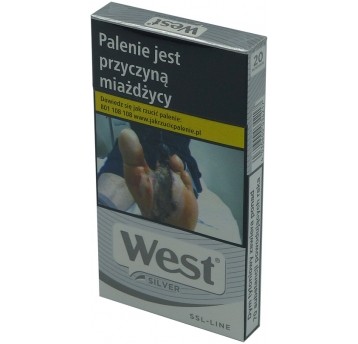 Pap. West Silver Superslims <25.50>STARA CENA