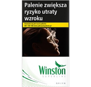Pap. WINSTON GREEN Superslim <23.50>STARA CENA