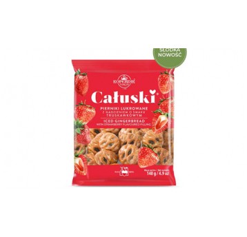 Pierniki Toruńskie Całuski Truskawka Kopernik 140g