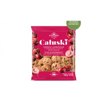 Pierniki Toruńskie Całuski Wiśniowe Kopernik 140g