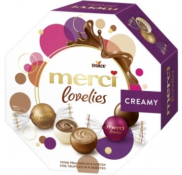 Praliny Merci Lovelies Creamy 185g Storck /7/