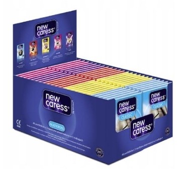Prezerwatywy New Caress 3szt Unimil /48/