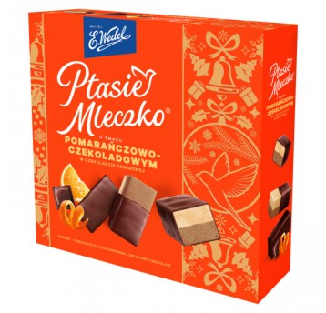 Ptasie Mleczko BN Pomarańcz Czek. Wedel 340g /18/