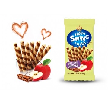 Rurka HAPPY SWING Pieczone Jabłko Flis 150g /16/