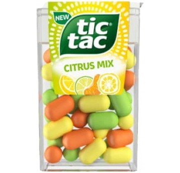 TIC TAC Citrus/Fruit Mix - 18g x 24szt