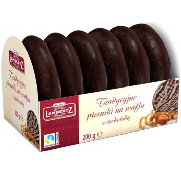 Tradycyjne pierniki na waflu z czek. Lambertz 200g