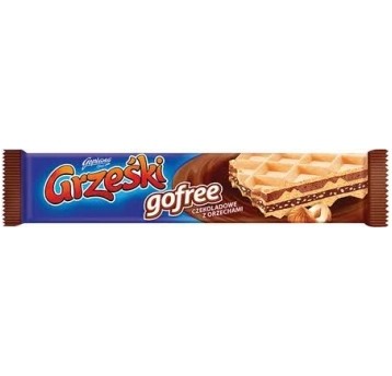 Wafel Grześki Gofree Czekolada Orzech 33g /35/