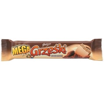 Wafel Grześki Mega Kakaowe 34g /36/