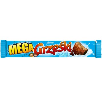 Wafel Grześki Mega w Mlecznej czeko. 48g /36/