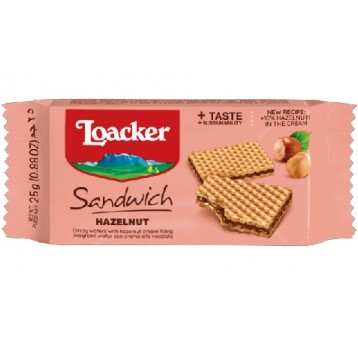 Wafelek LOACKER orzechowy 25g /25/