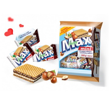 Wafelki Happy Max Mini 300g