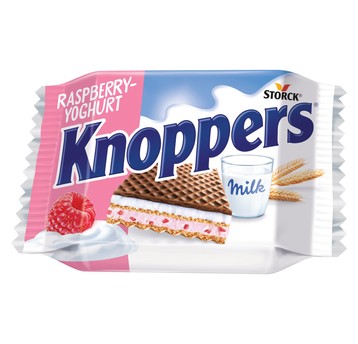 Wafelki Knoppers Malina Jogurt 25g /24/