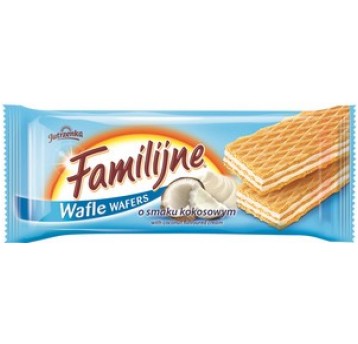 Wafle Familijne Kokosowe 180g /24/