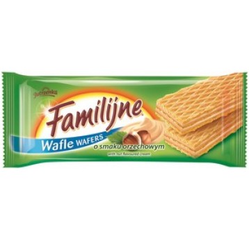 Wafle Familijne Orzechowe Jutrzenka 180g /24/