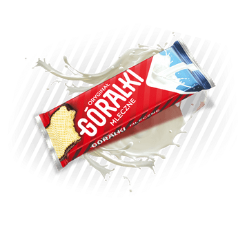 Wafle Góralki Mleczne 45g /36/