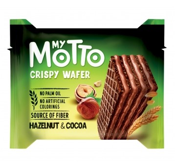 Wafle Orzechowo - Kakaowe My Motto 30g /20/