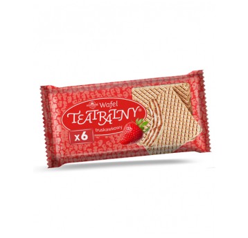 Wafle Teatralne Truskawkowe Kopernik 100g /24/