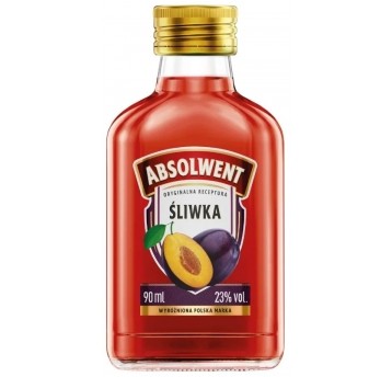 Wódka Absolwent Śliwka 23% 0.09L /12/