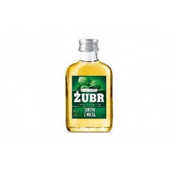 Wódka Żubr Gorzki z miętą 19% 0.09L /16/