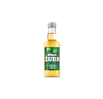 Wódka Żubr Gorzki z miętą 19% 0.2L