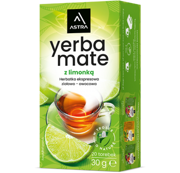 Yerba Mate z Limonką Astra 20 torebek /6/
