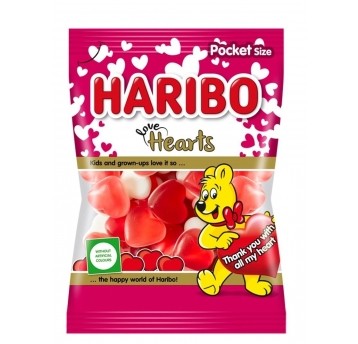 Żelki Haribo Hearts 100g