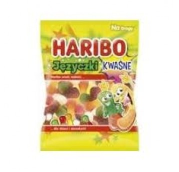 Żelki Haribo Kwaśne Języczki 85g /30/