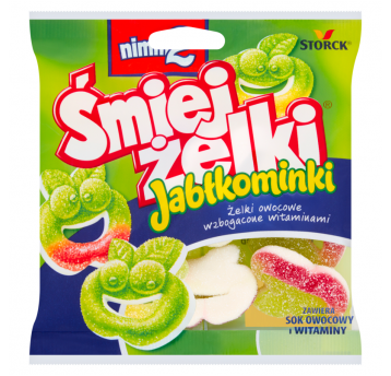 Żelki Nimm2 Śmiejżelki Jabłominki 90g