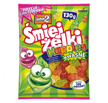 Żelki Nimm2 Śmiejżelki Kwaśne Happies 130g